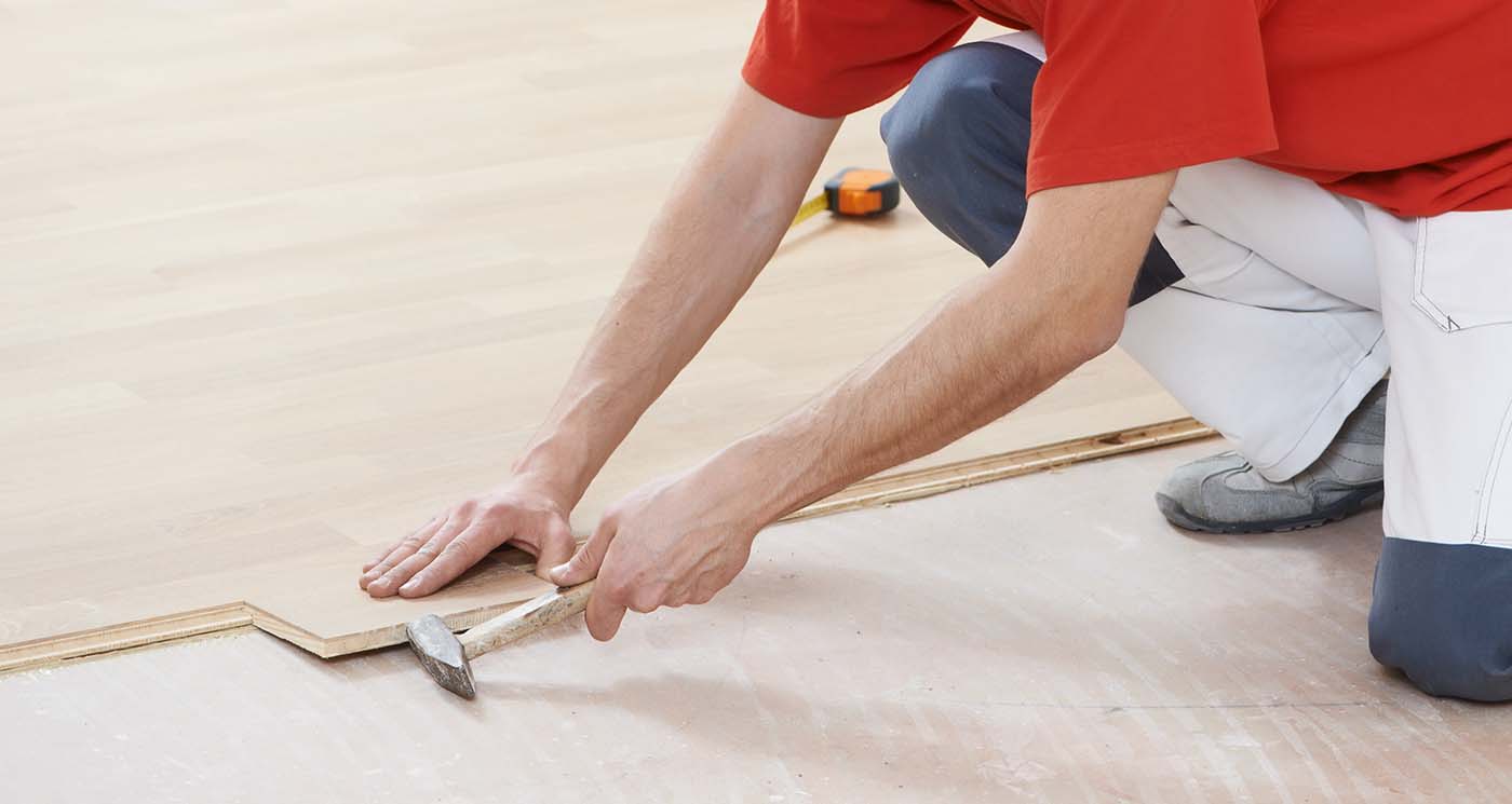 Combined Living Room And Bedroom Flooring Installation Service